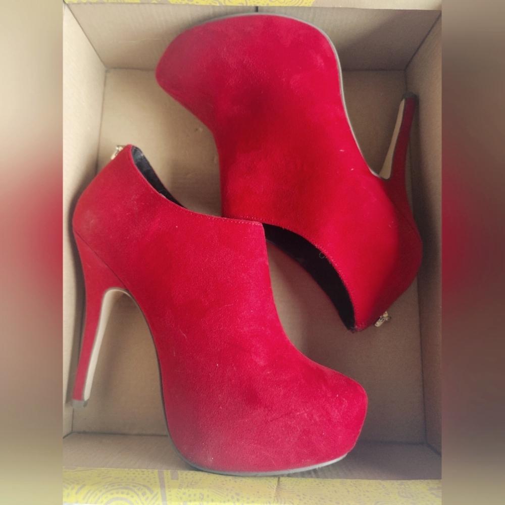 MiX No 6 Red Platform soft bootie